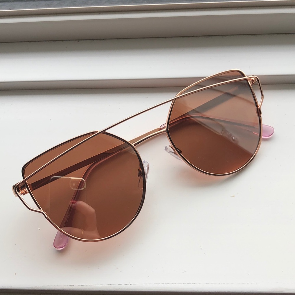 Pink and Rose Gold Sunglasses